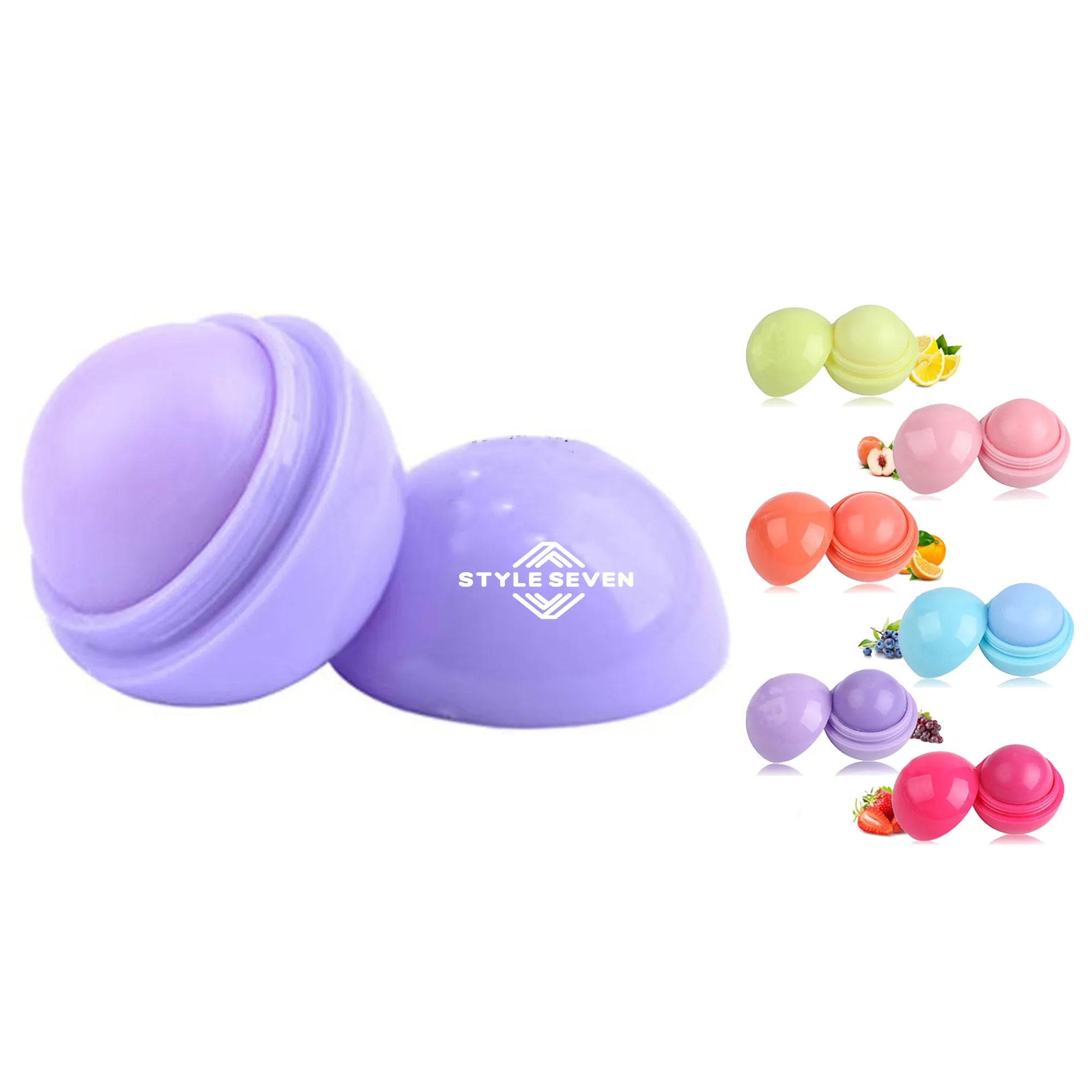 Round Ball Shape Lip Balm 2