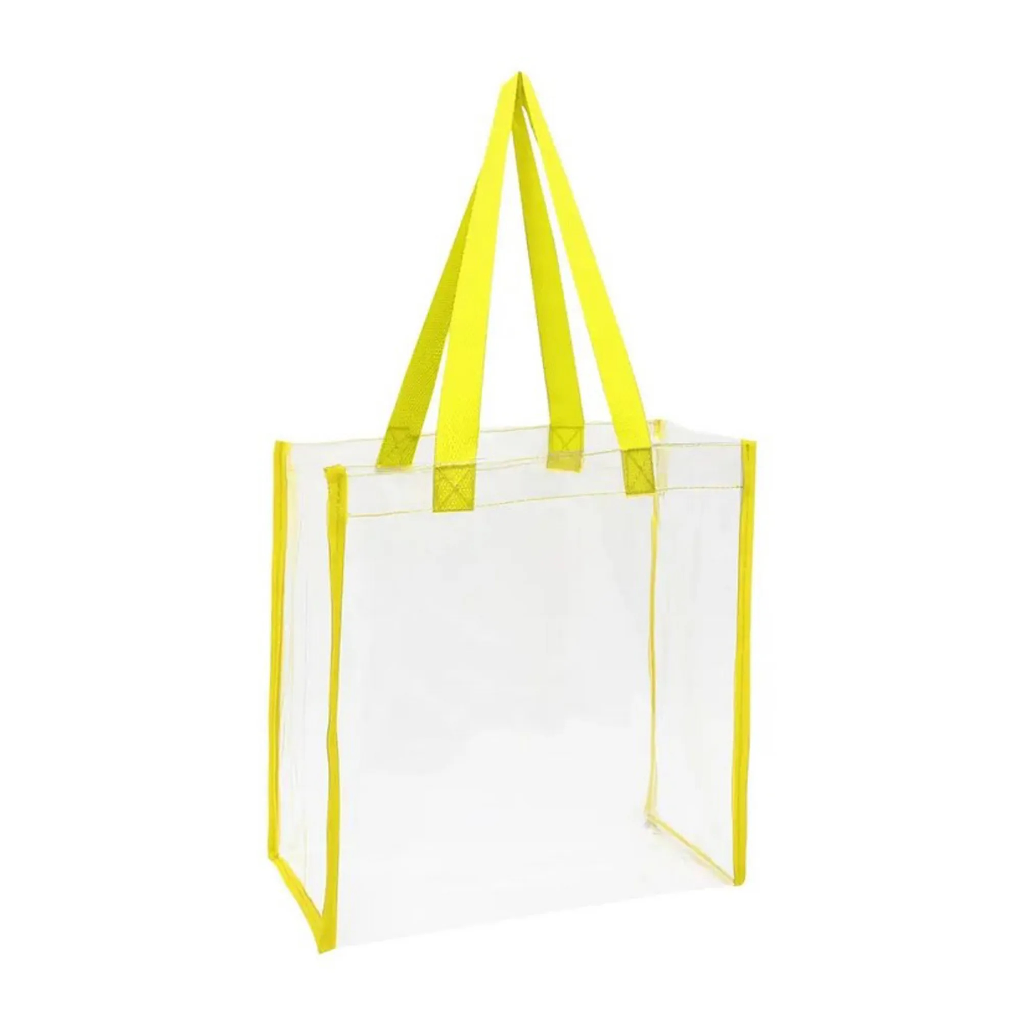 Clear Vinyl Stadium Compliant Tote Bag MOQ100 17