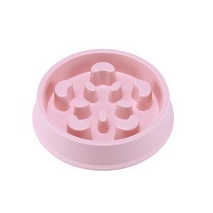 18cm Slow Eating Plastic Pet Bowl Food Tray 10