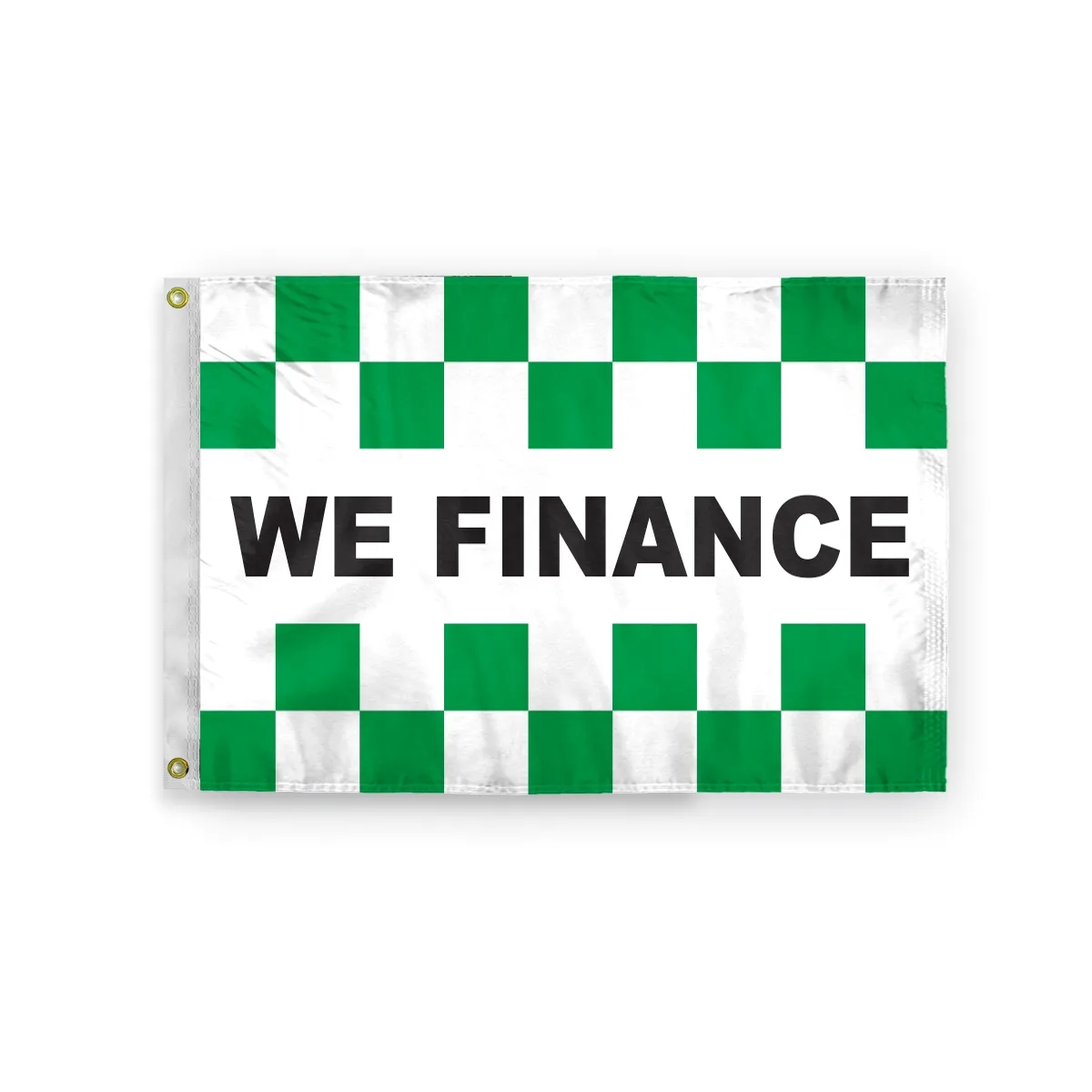 Checkered Message Flag - 2' x 3' 3