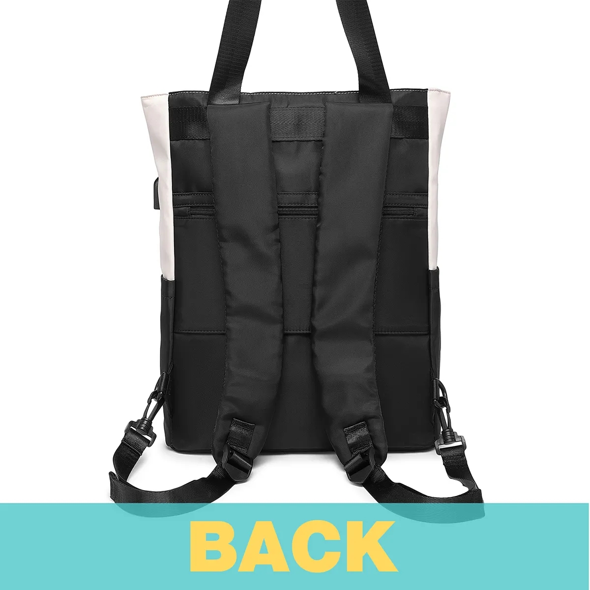Stylish Contrast Color Waterproof Backpack 9