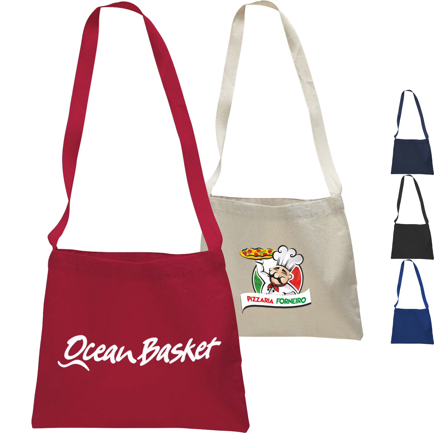 Small Cotton Canvas Messenger Bag 1