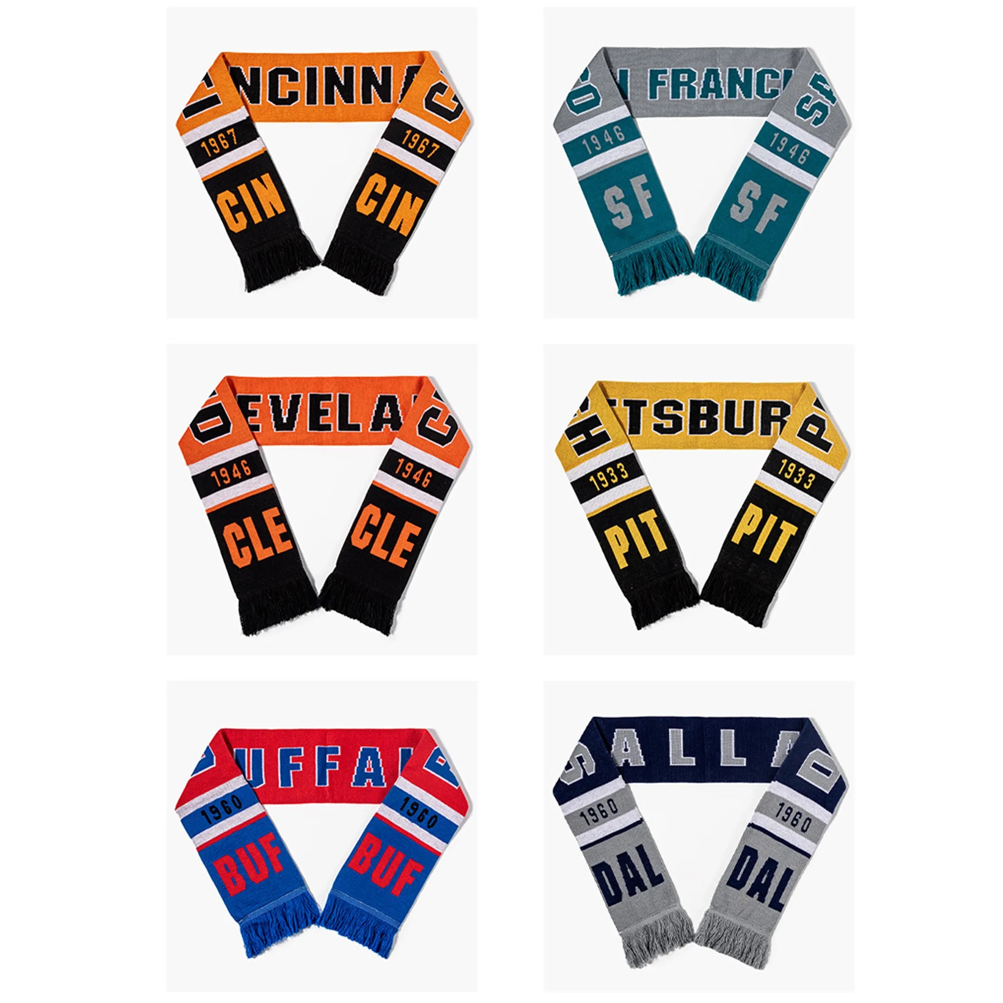 Customizable Knitted World Cup Scarf 5