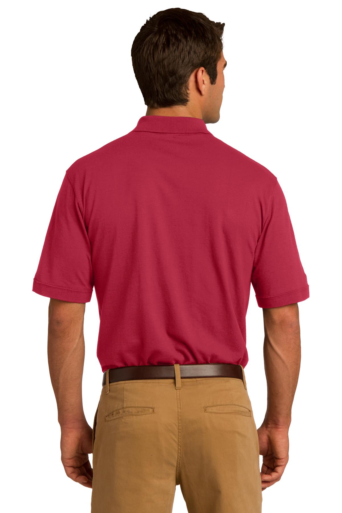 Port & Co Core Blend Jersey Knit Pocket Polo. KP55P 34