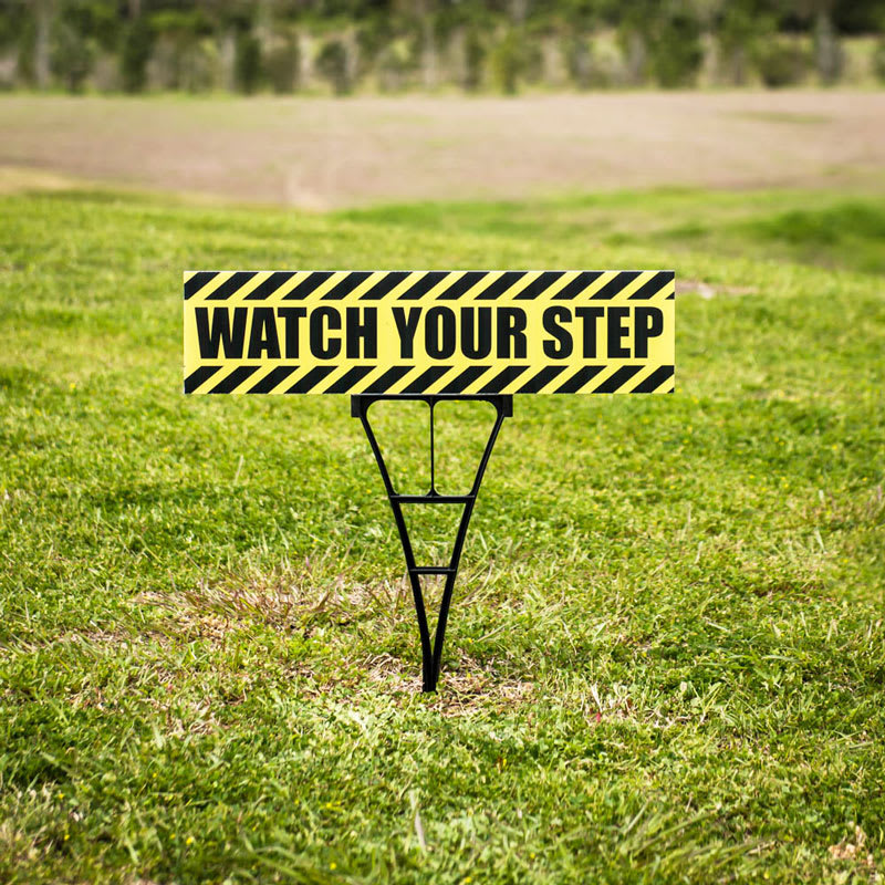 Spider Stake For Yard Sign 3
