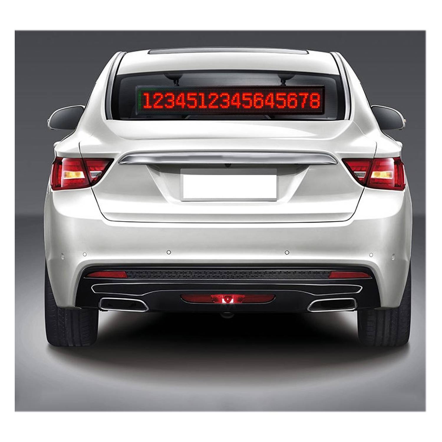 Full Color WiFi LED Sign Car Message Board 3