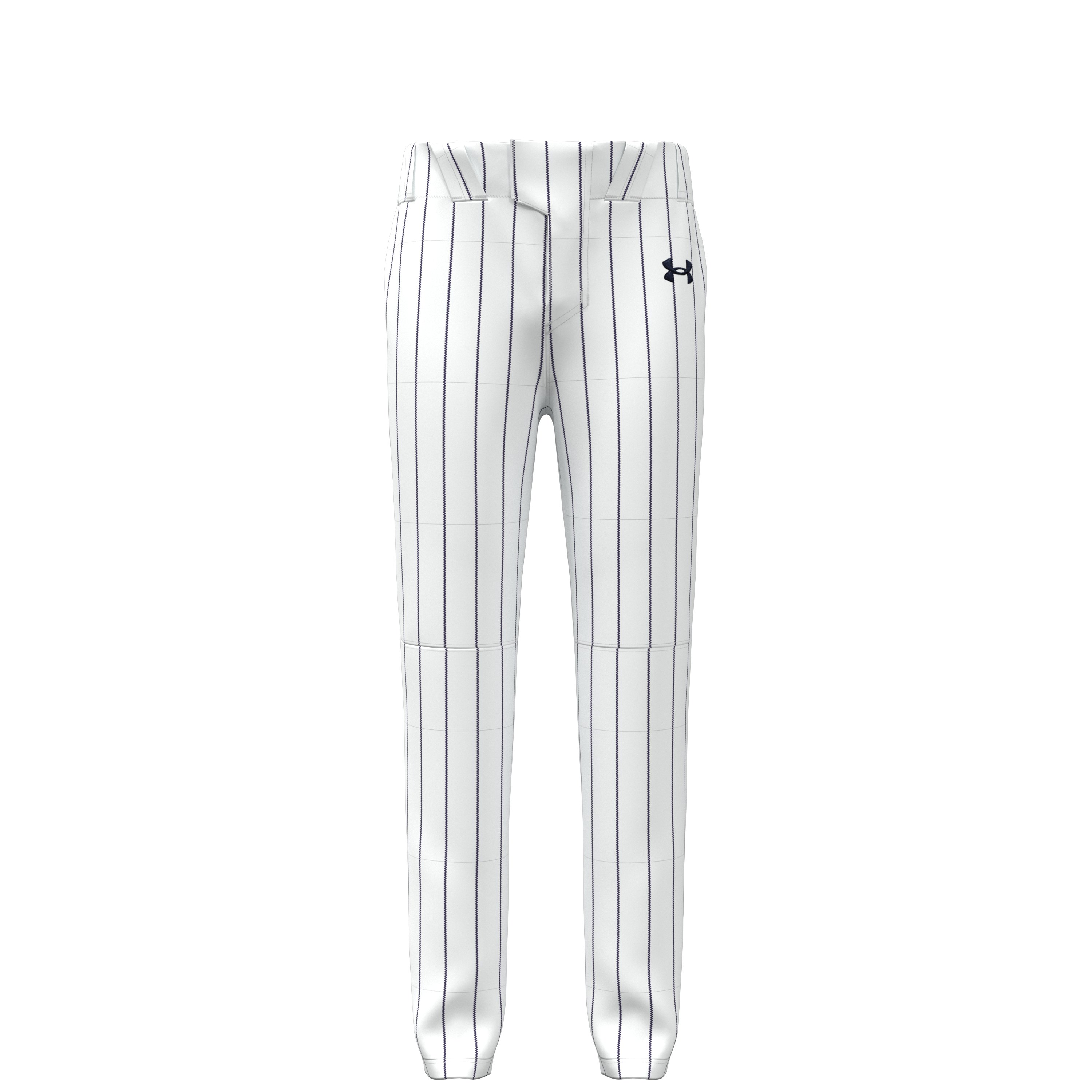UA Utility Pro Pinstripe Tapered Boys' Baseball Pants 8