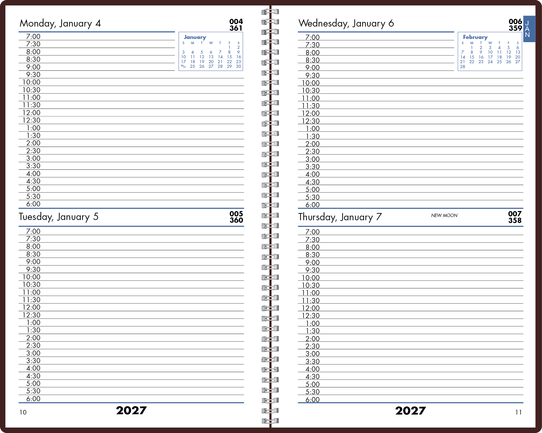 Triumph® Calendars Classic Time Manager 63
