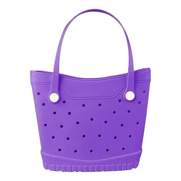 Rubber Beach Tote Bag - Waterproof Large Carryall 13