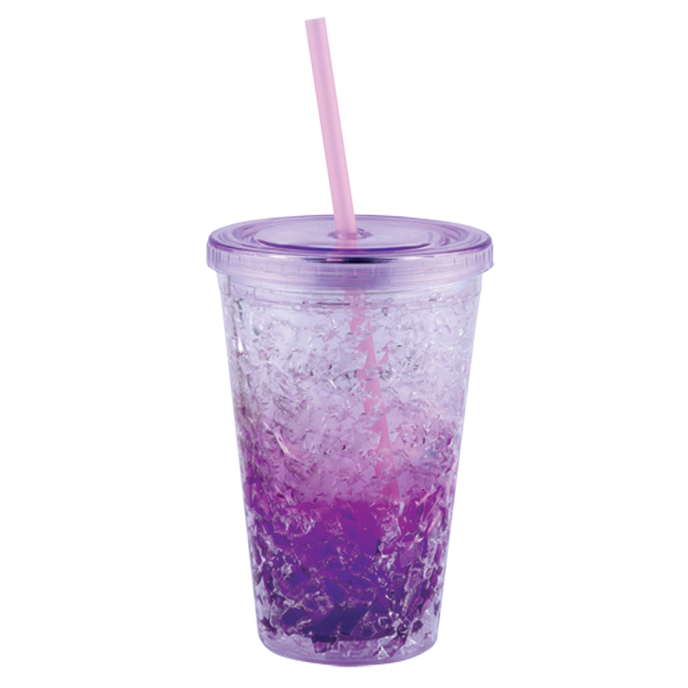 16 Oz. Crystal Double Wall Acrylic Tumbler 9