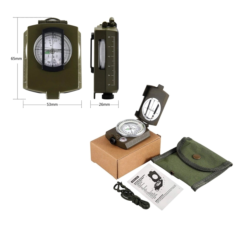 Versatile Military Green Compass 4