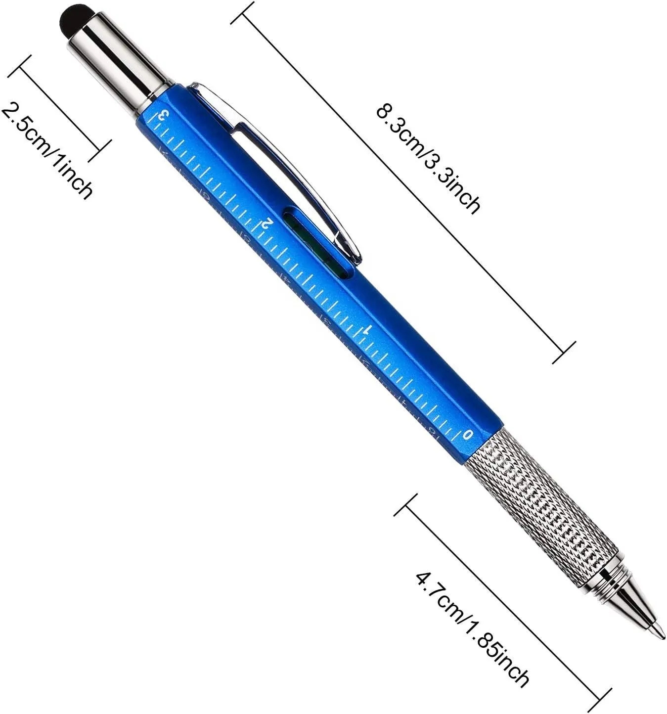 Multi Function Pen Ruler Screwdriver Stylus 7