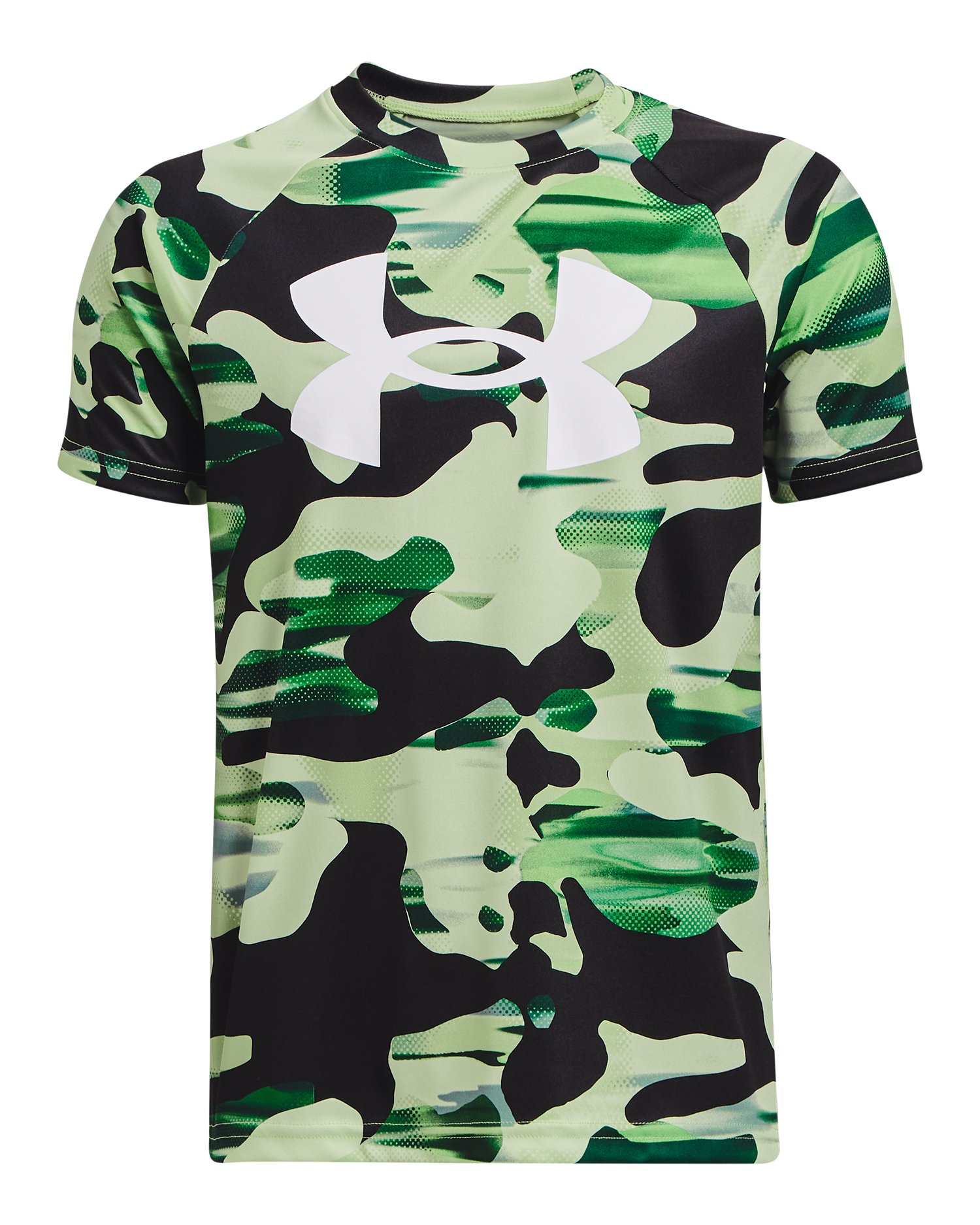 UA Tech Big Logo Printed Boys' Short Sleeve 42