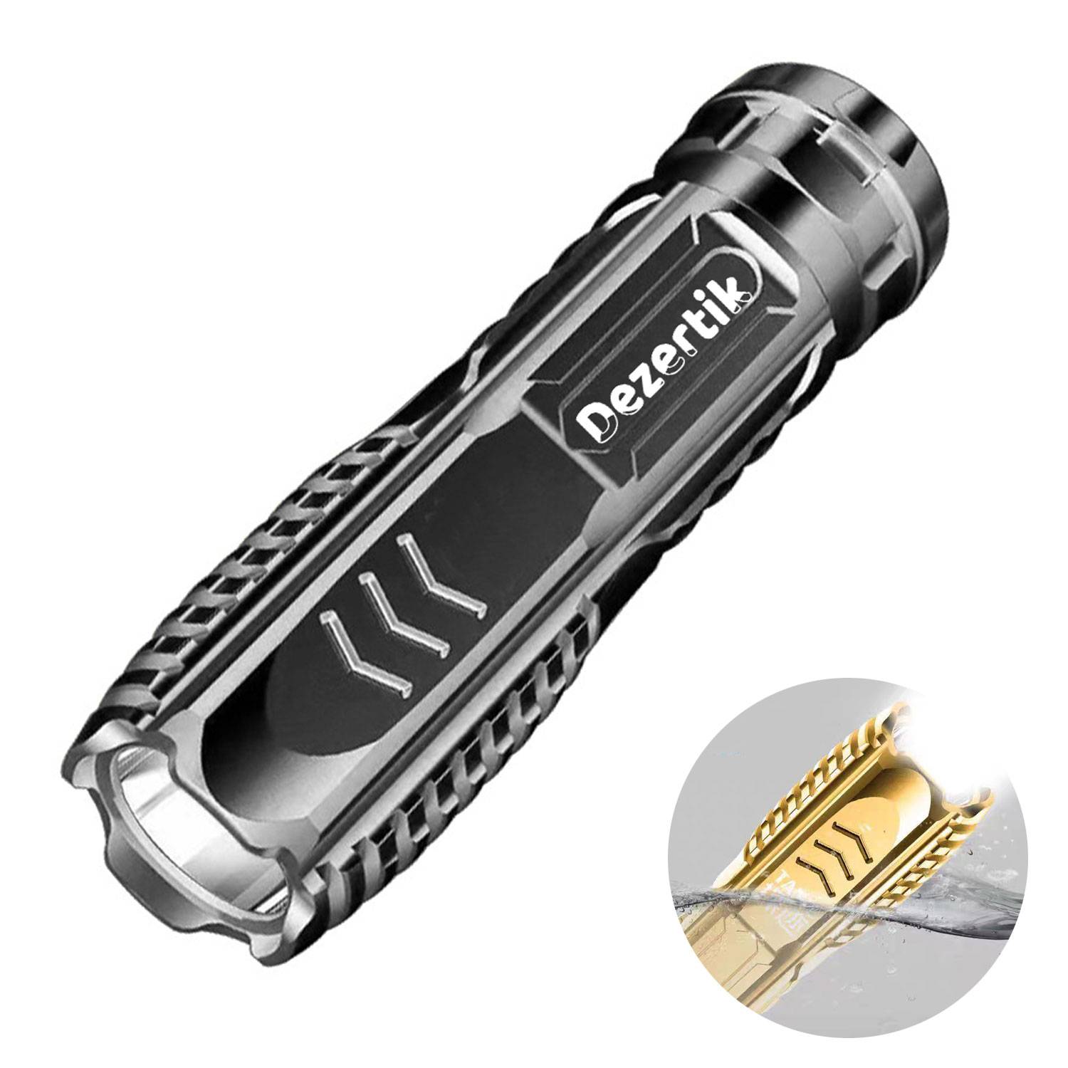 USB Rechargeable Zoom Flashlight – Camping & Outdoor Use