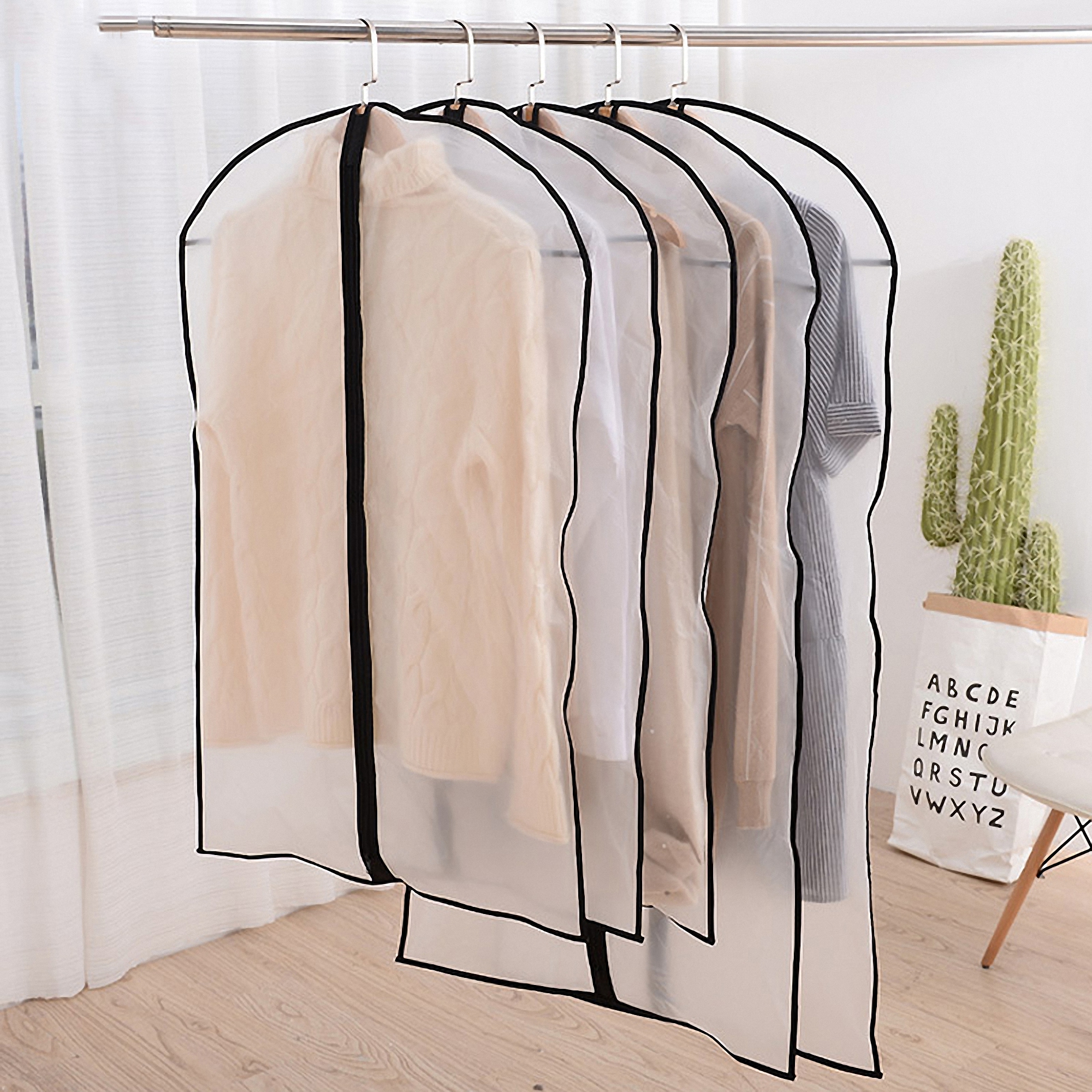 Clear Garment Dust Cover 5
