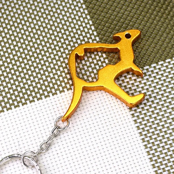 Kangaroo Shape Bottle Opener Keychains 2