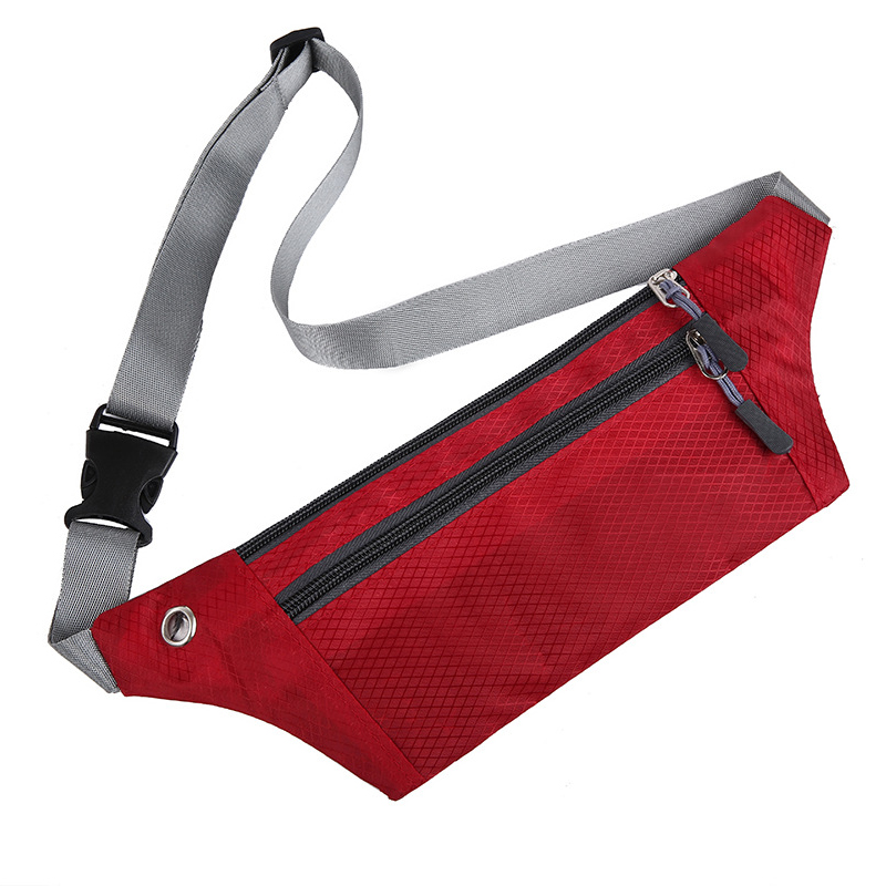 "Zippers Adjustable Waist Strap Fanny Pack" 7