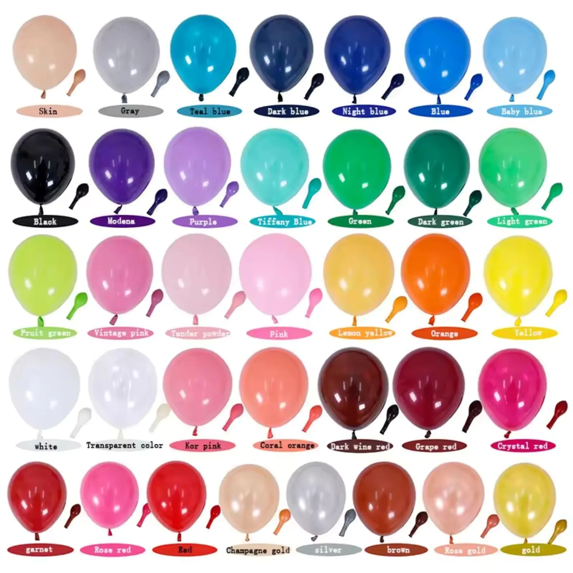 Custom 12'' Macaron Latex Balloons 2