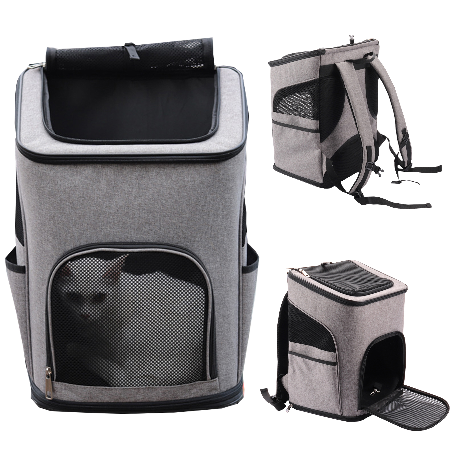 Oxford Cloth Large Capacity Pet Backpack 3