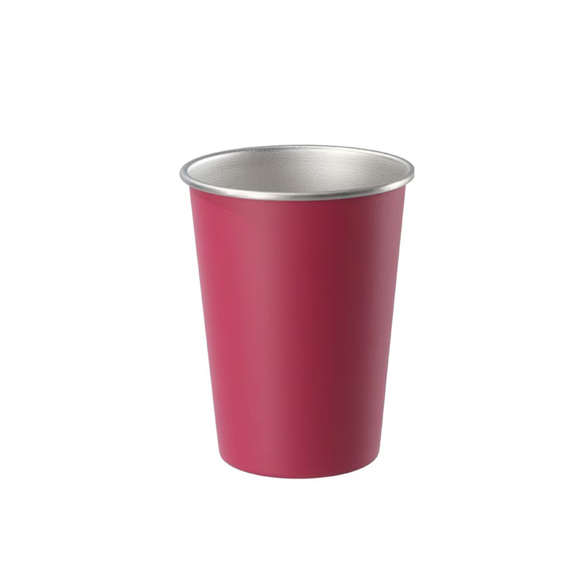 16oz Black Stainless Steel Pint Cup With Laser Imprint 7