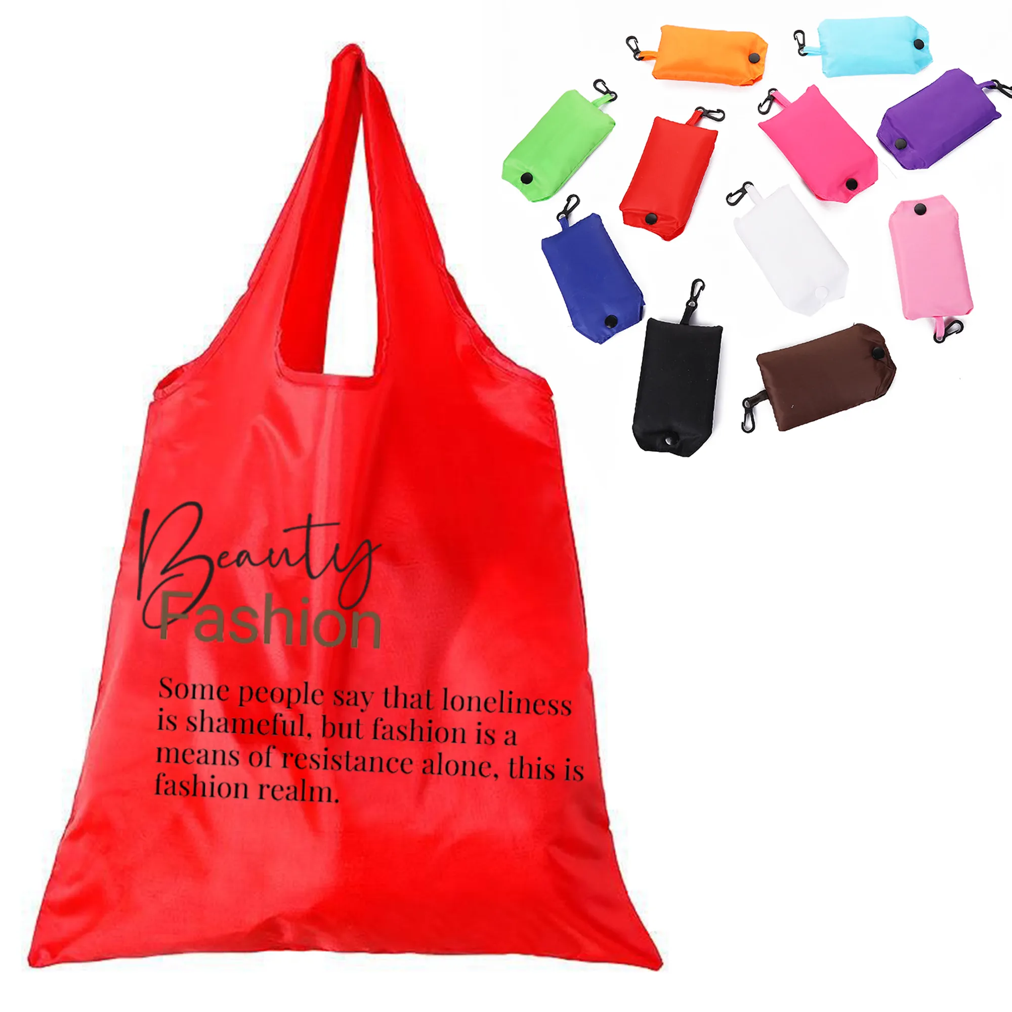 Folding waterproof shopping bag