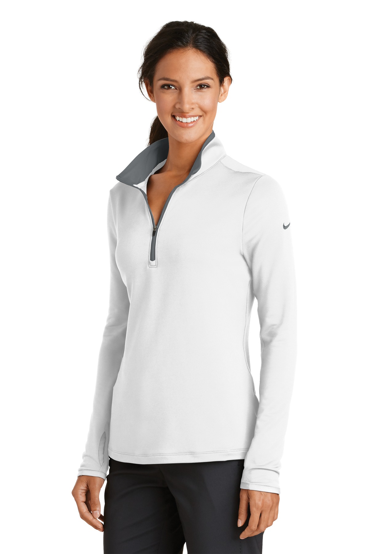 Nike Women's Dri-FIT Stretch 1/2-Zip Cover-Up. 779796 3