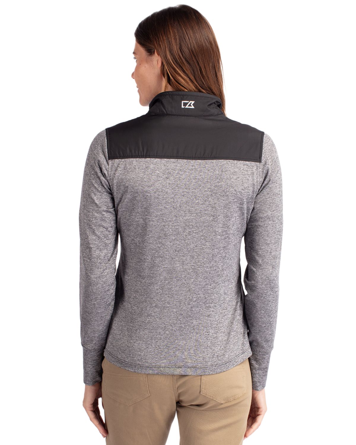 Stealth Hybrid Quilted Womens Full Zip Windbreaker Jacket