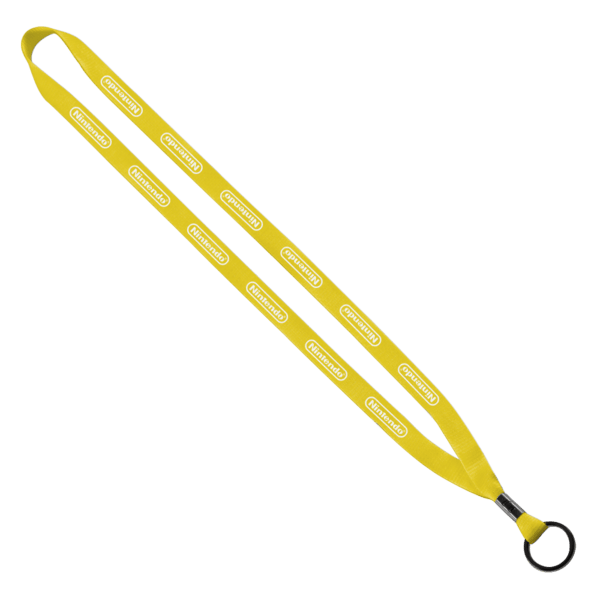 1/2" Polyester Lanyard with Metal Crimp & Split-Ring 11