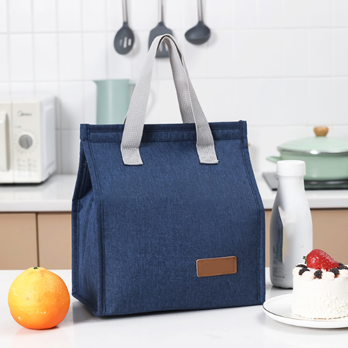 8L Insulated Lunch Tote Bag with Handle 3