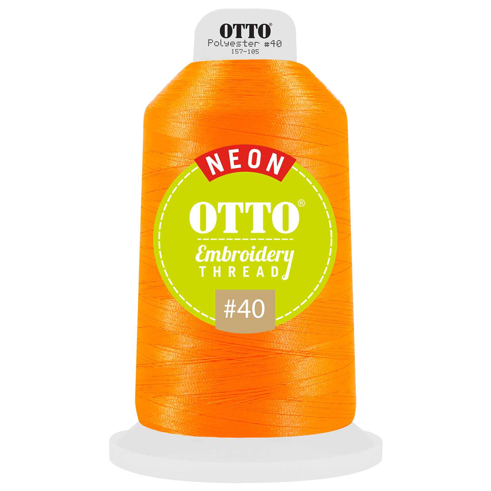 OTTO Embroidery Neon Thread #40 5,500 yd. King Cone 12
