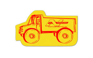 Dump Truck Vinyl Jar Opener 92