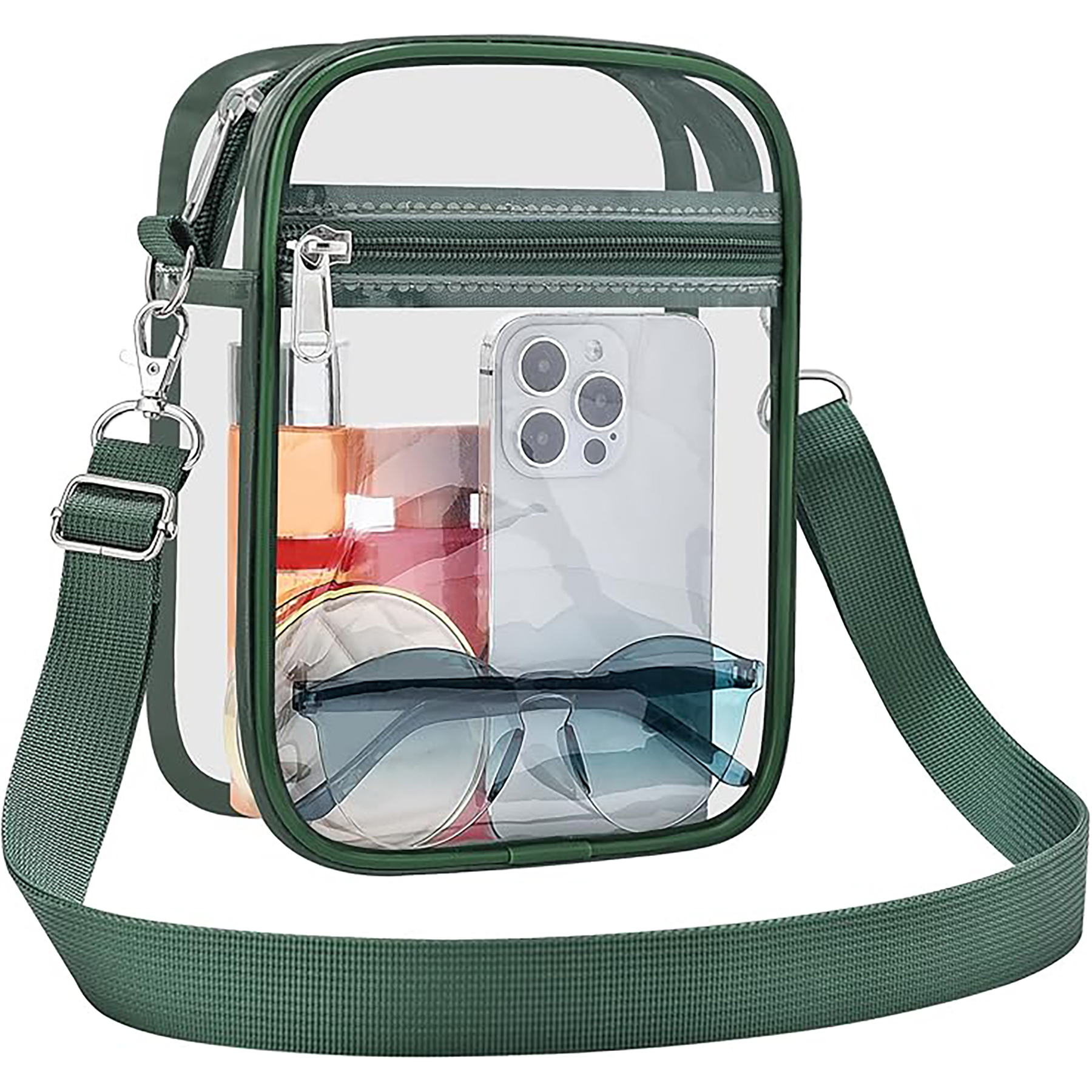 Men's and Women's Transparent Crossbody Wallet 14