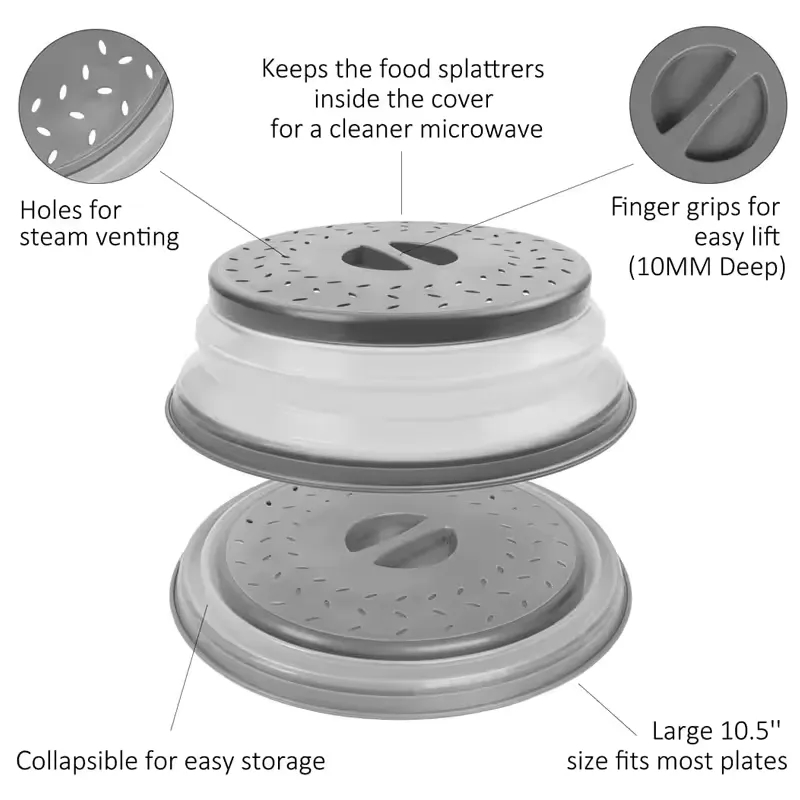 Collapsible Microwave Cover 5