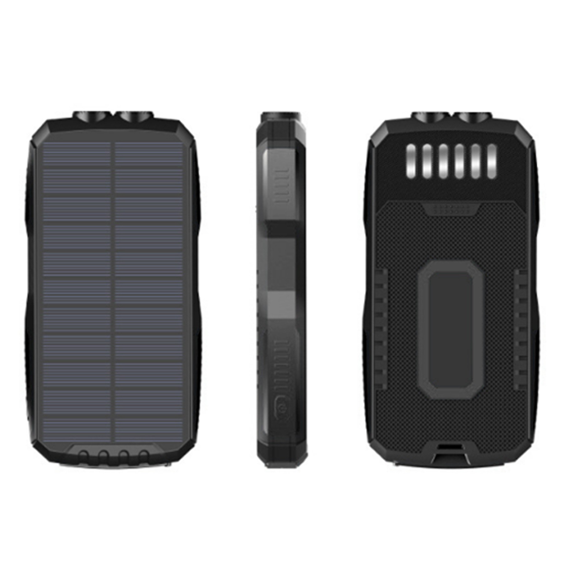 16000Mah Solar Power Bank Flashlight 1