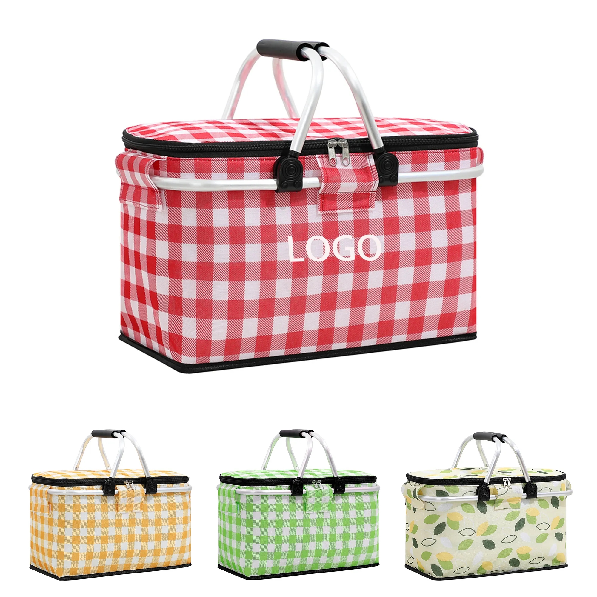 Outdoor Folding Insulated Refrigerated Picnic Basket 5