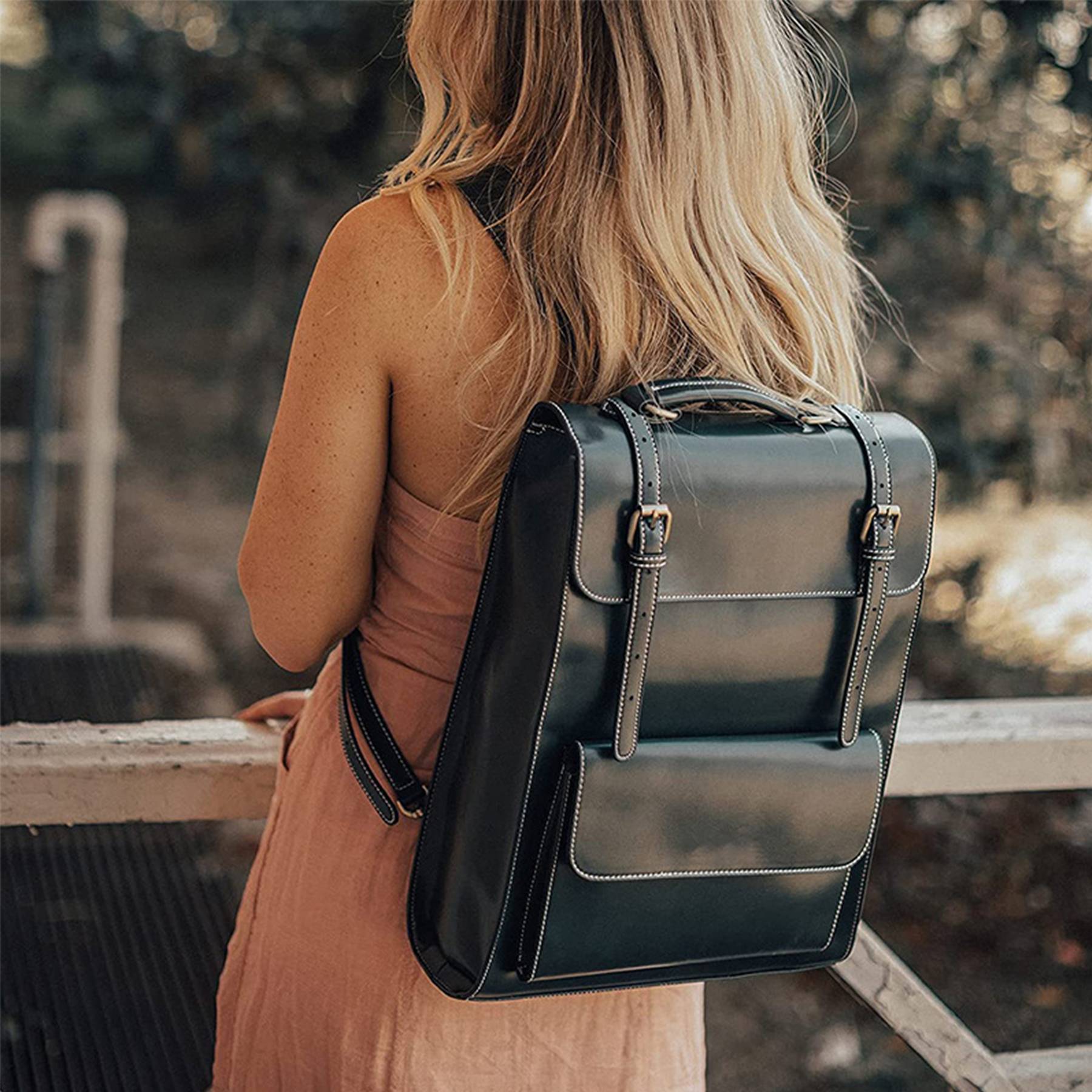 PU Backpack Tote Bag for Women 3
