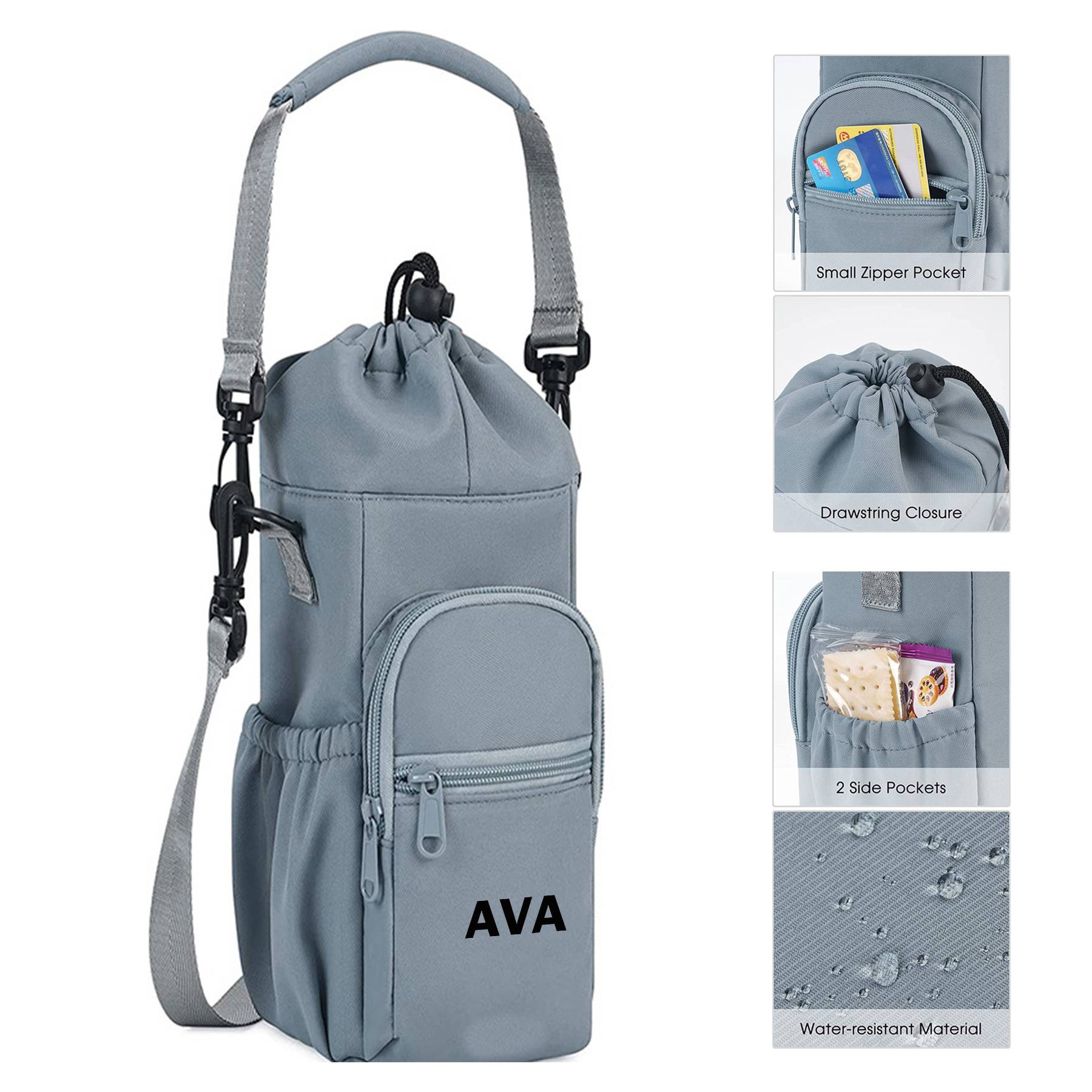 Outdoor Crossbody Water Bottle Holder Bag 7