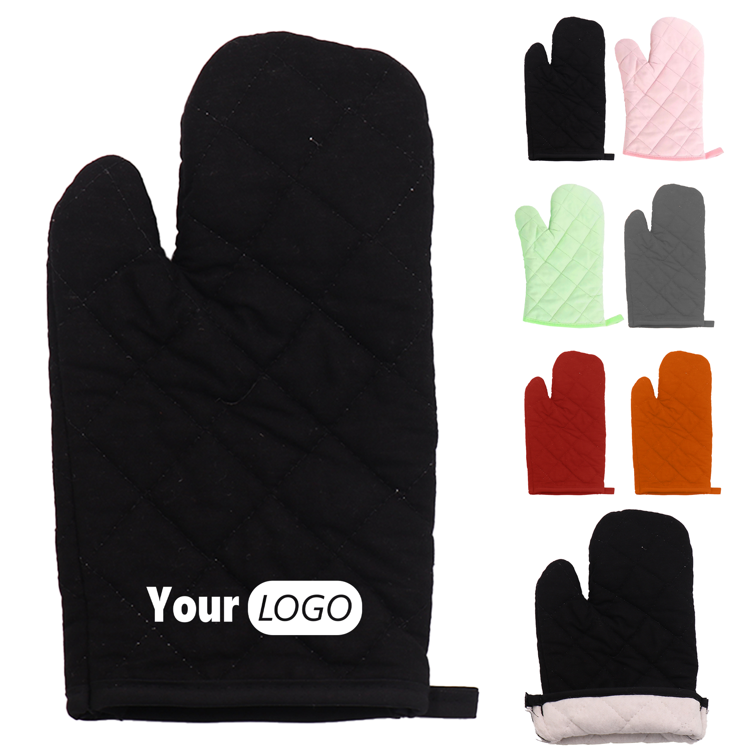 Polyester Cotton Thick Insulated Baking Gloves 8