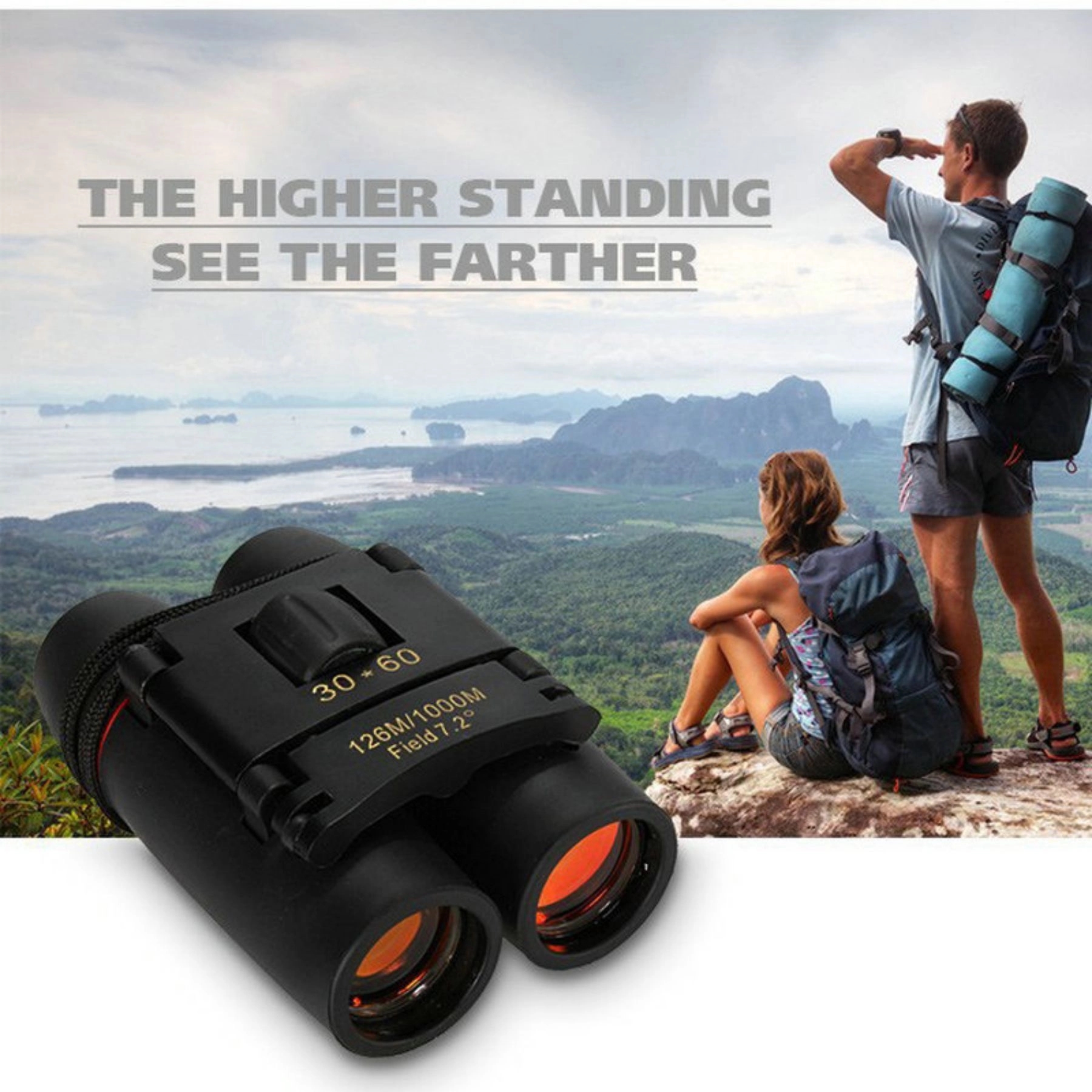 Red Coated Binoculars 4