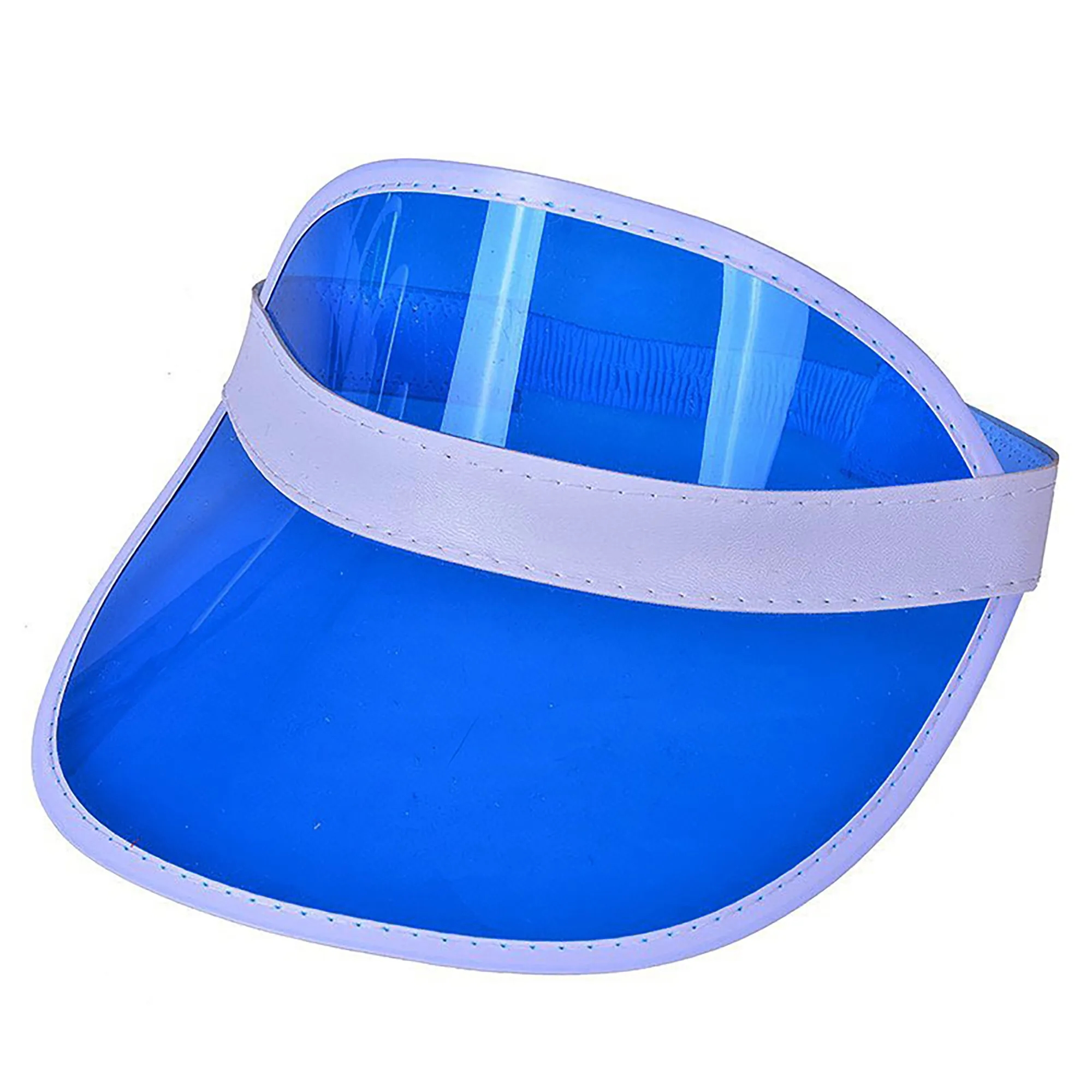 Clear Plastic Outdoor Hollow Top Sun Hat MOQ 100PCS 20