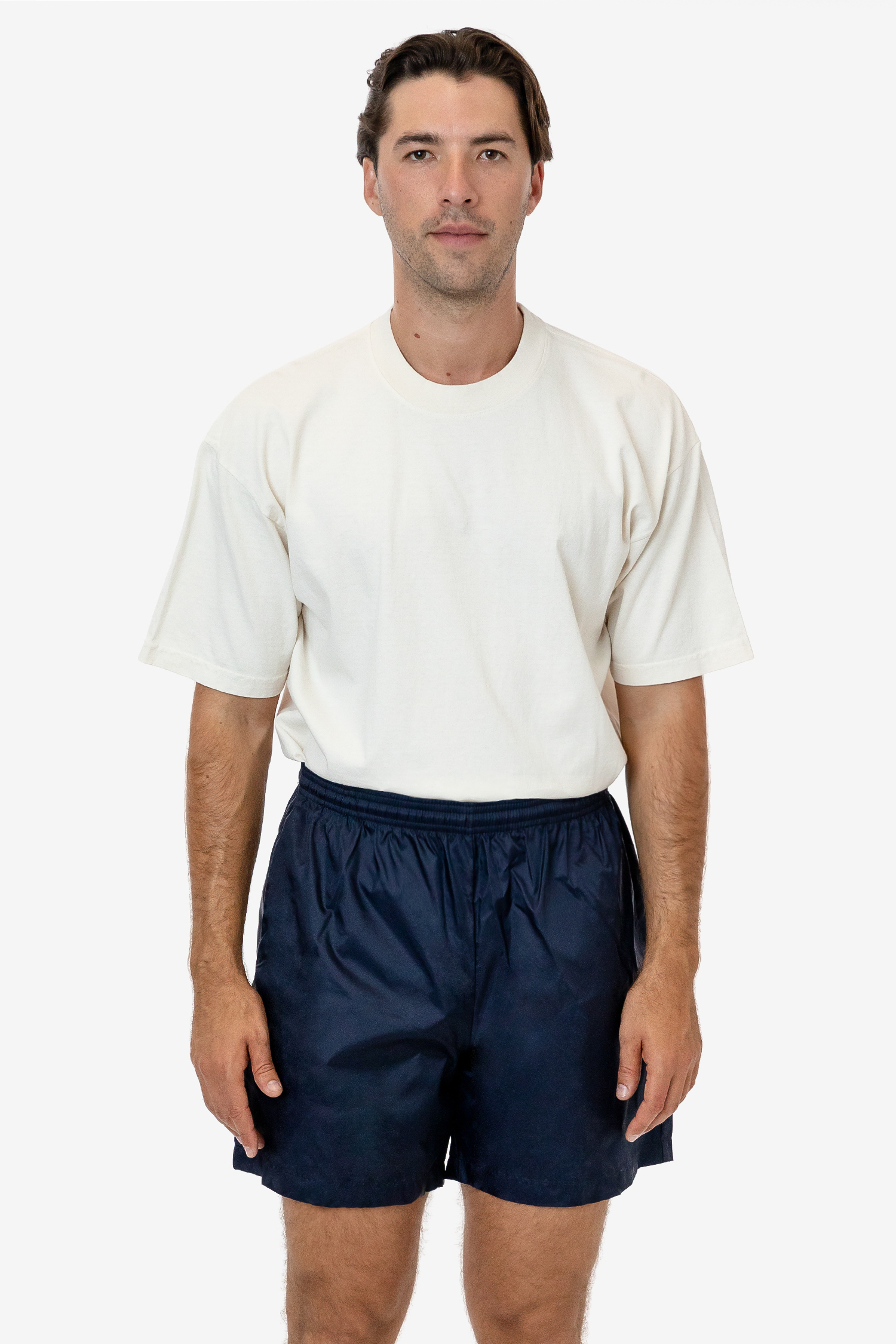 NYLON TAFFETA WIDE SHORTS 8
