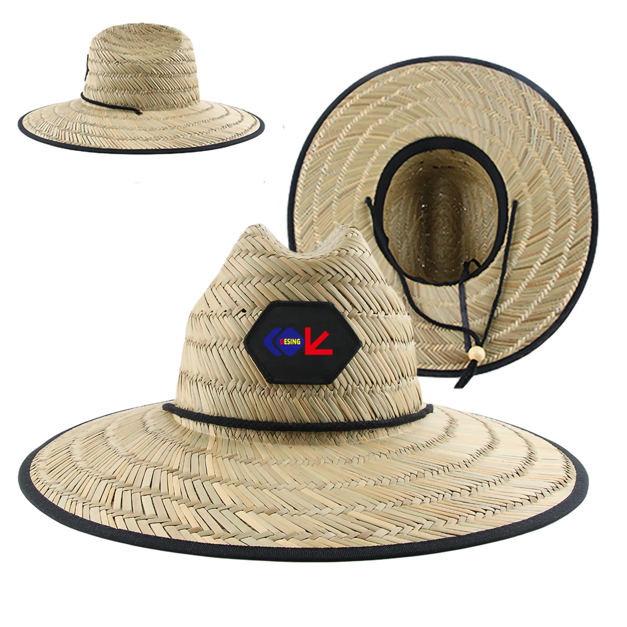 MOQ 20PCS Beach Sun Straw Hat 3