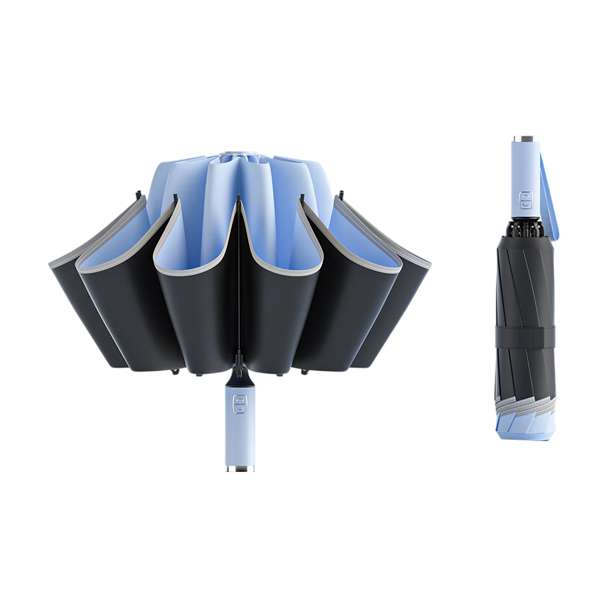 Inverted Automatic Umbrella 12 Rib 41.5" Canopy 12