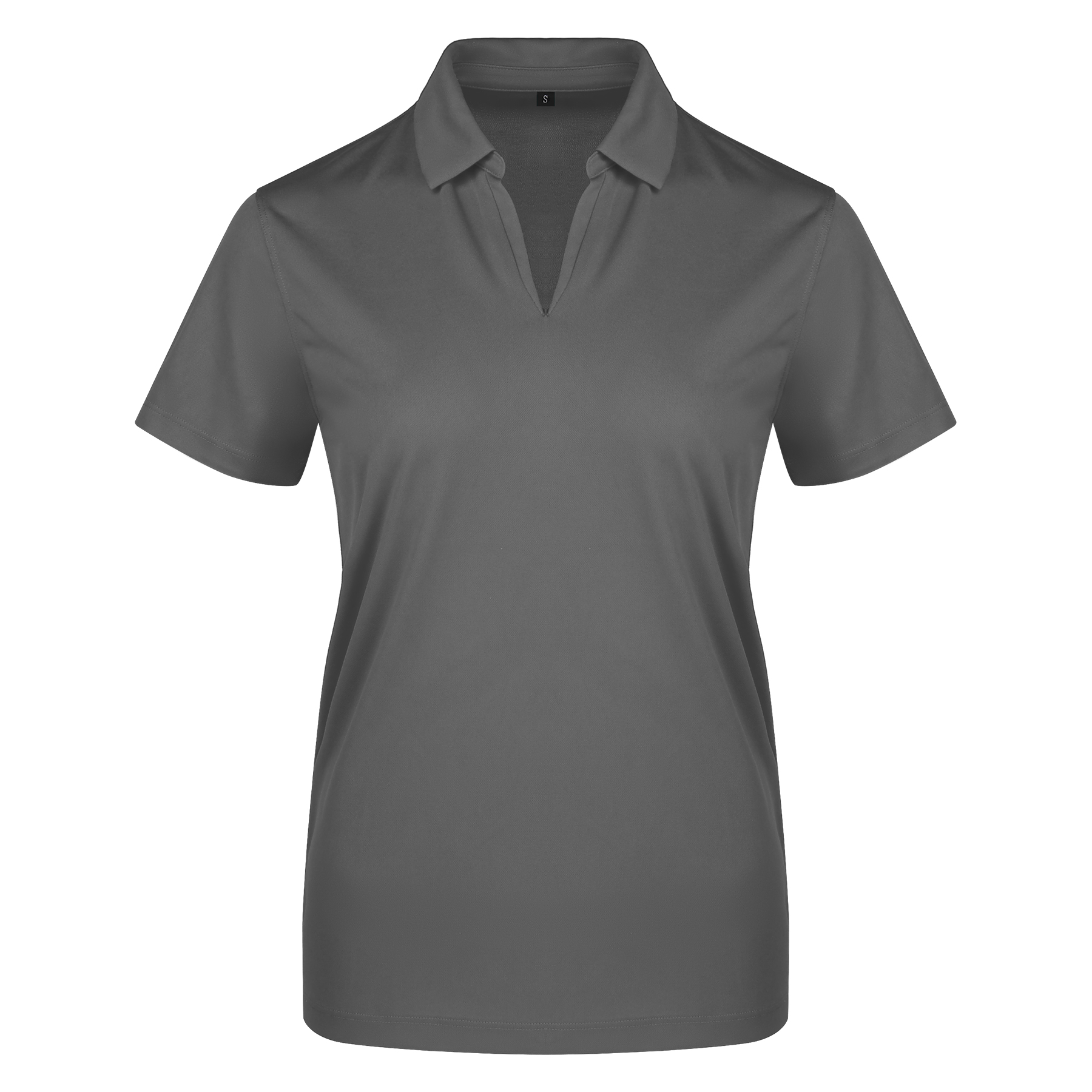 Ladies Micro Pique Ribbed Collar Polo Shirt 7