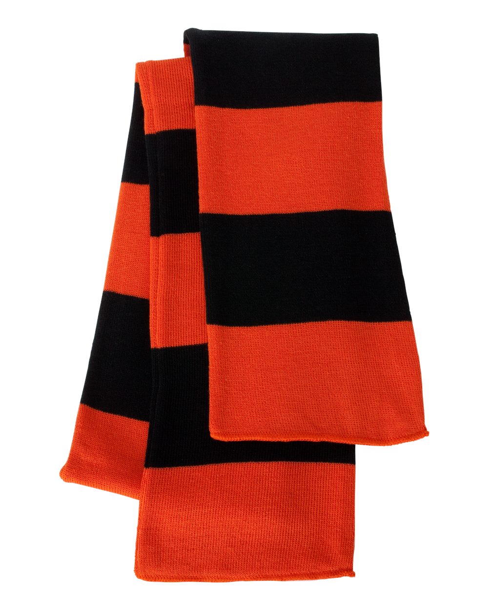 Rugby-Striped Knit Scarf - SP02 19