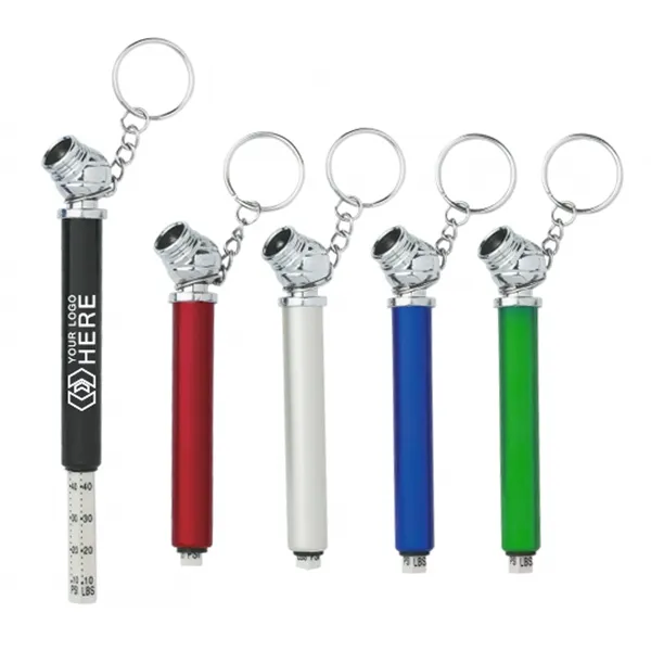 Promotional Mini Tire Gauge Keychains 4