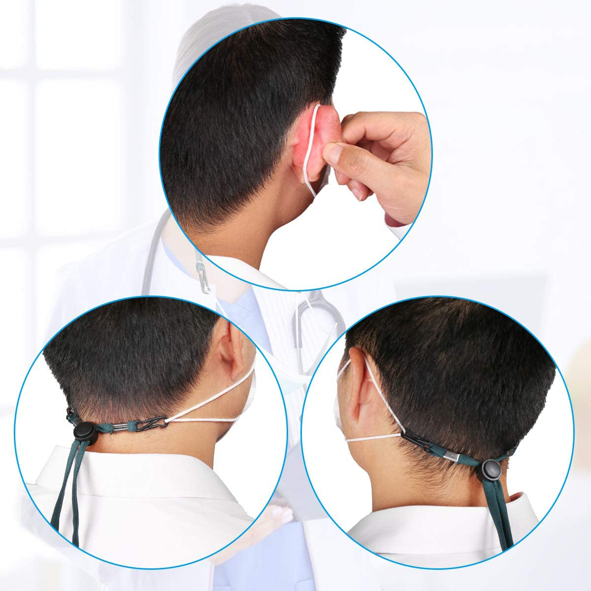 Adjustable Length Mask Lanyard 3