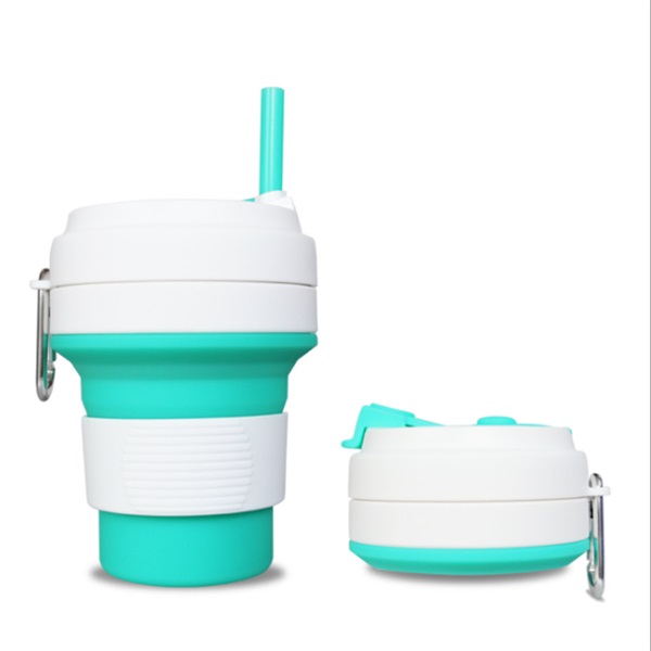 Foldable Sports Silicone cups Travel Mug 5