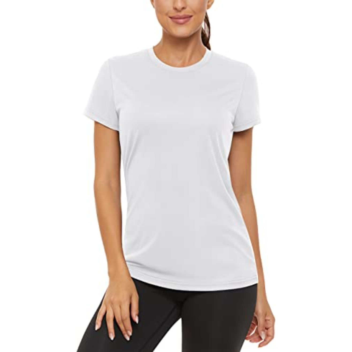 Women's Performance Blank Sublimation Short Sleeve T-shirt 3