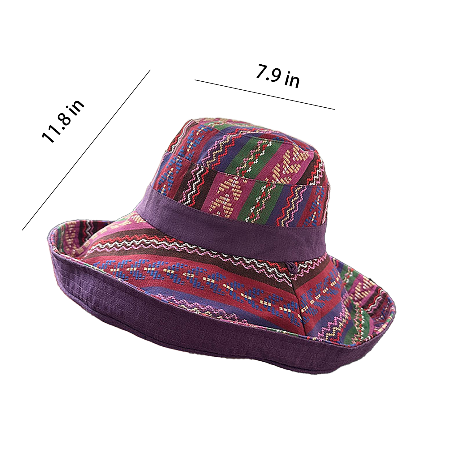 UV Protection Wide Brim Polyester Sun Hat 13